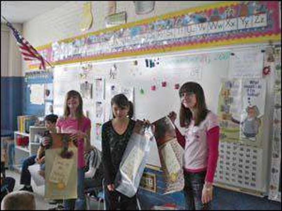 Peer leaders talk to youngsters about bullying