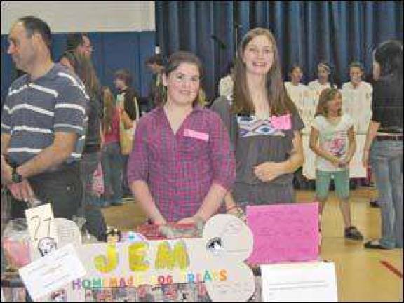 Students sell their wares