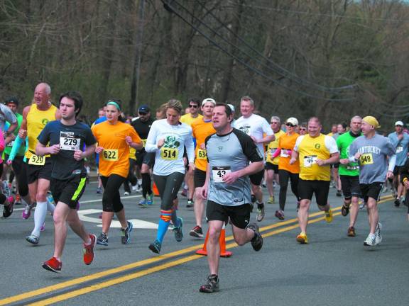 Runners and walkers came from all over the tri-state area to compete.
