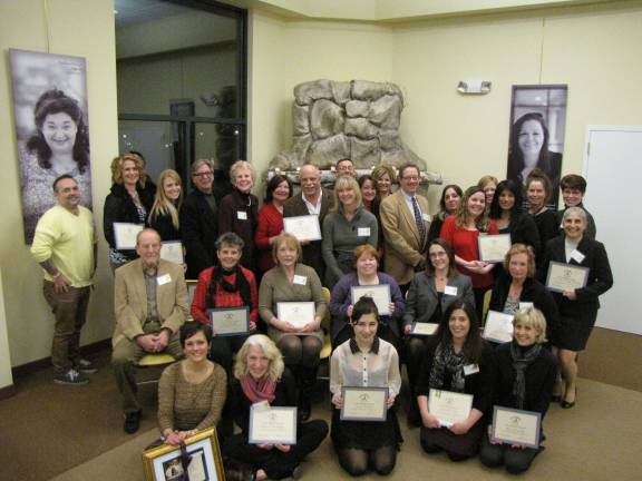 Recipients of the 2012 Mosaic Awards from Project Self-Sufficiency.