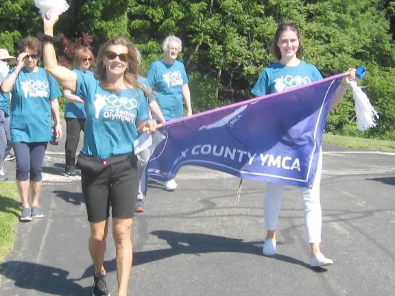 The Sussex County YMCA joined the March of the Olympians.