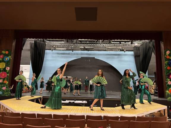 ‘The Wizard of Oz’ cast rehearses at Wallkill Valley Regional High School.