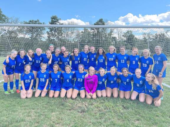 Kittatinny High School girls’ soccer team, 2022.