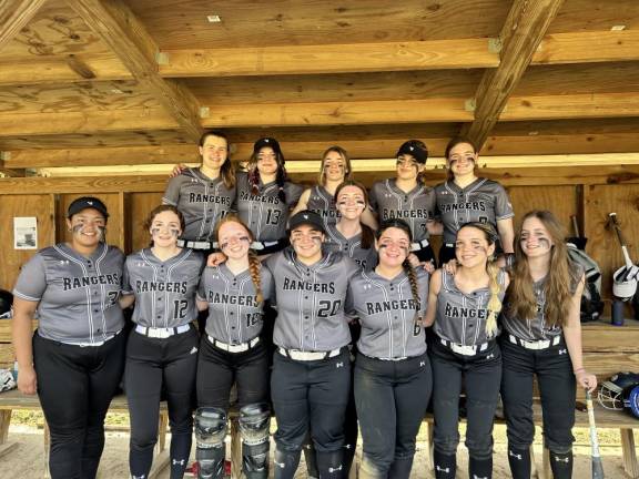 The Wallkill Valley Regional High School softball team held its first benefit game last year. (Photo provided)