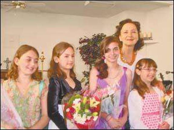 Young piano students give solo performances