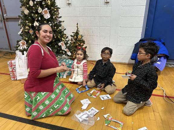 Milk and cookies with Santa