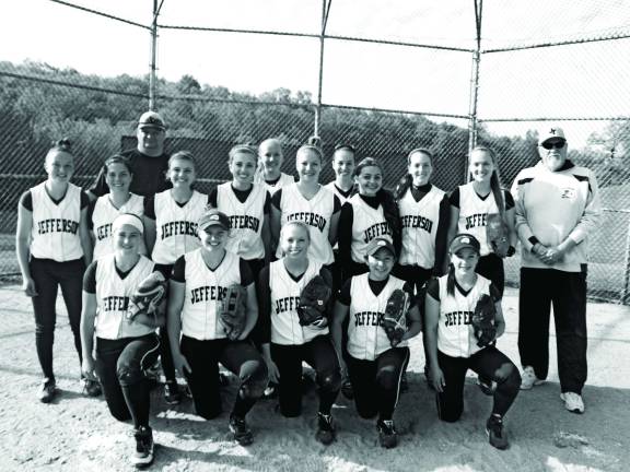 The Jefferson Township High School Lady Falcons.