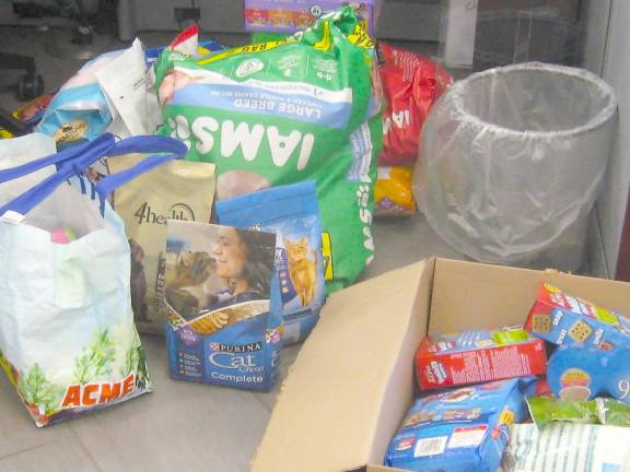 Donations grow at Franklin-Sussex Auto Mall for the Less Talk, More Walks pet drive benefiting Father John’s Animals House in Lafayette.