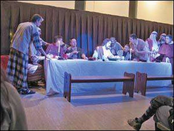 Church to hold Last Supper re-enactment