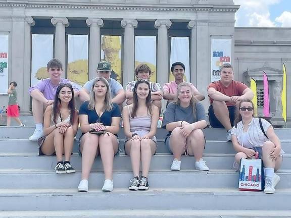 Wallkill Valley FBLA members did some Chicago sightseeing while attending the 2022 FBLA NLC including the Museum of Science and Industry, Skydeck Chicago, the Navy Pier, the Bean, and a Chicago Cubs baseball game.