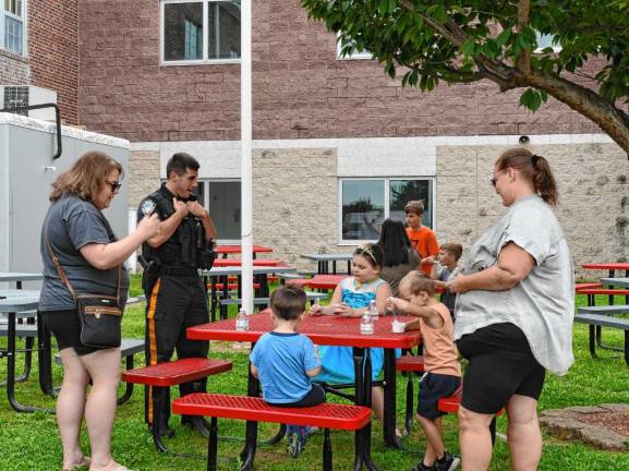 Photos: Ice cream with the cops