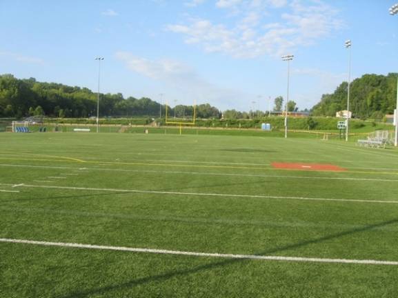 PHOTO BY JANET REDYKEThe Vernon Township Council passed a bond ordinance to replace the turf fields at Maple Grange Park.