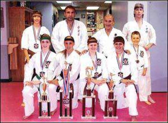 Students compete in Karate
