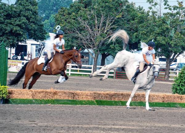 <b>The horse show Tuesday, Aug. 5. (Photo by Nancy Madacsi)</b>