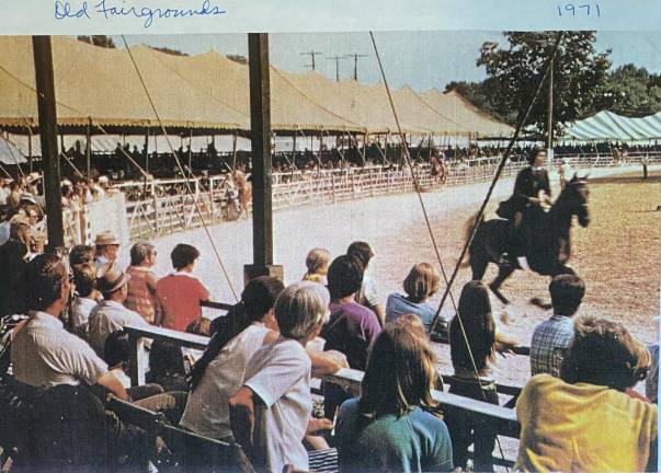 A photo from the fair’s 1971 horse show