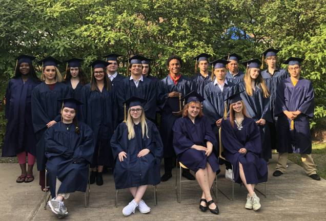 Students from the most recent graduating class of the New Jersey Youth Corps at Project Self-Sufficiency. (Photo provided)