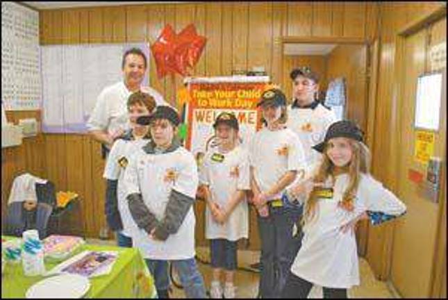 Children learn about the supermarket