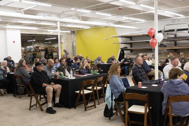 The main room hosted an open house.