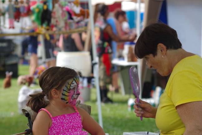 A favorite with the children was &#x201c;Creative Face Painting by Joyce,&#x201d; owned by Joyce Prince of Warwick, N.Y.