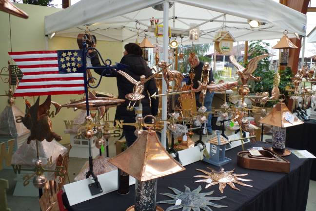 Weather vanes of all shapes, sizes, and themes.
