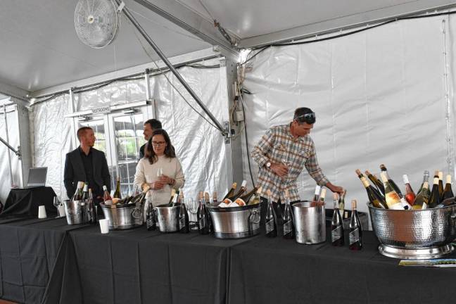 WF4 New Jersey wines accompanied the seasonal fare at the Marketplace Lunch on Saturday, May 4.