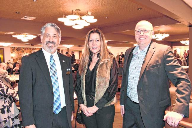 <b>Stan Kula Executive Director, SCCC Foundation, Deana Cynar and Corey Brown from SCYMCA.</b>
