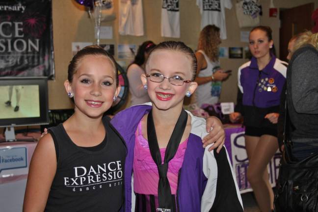 Maya Sauer and Julia Chmielowiec of Vernon and Dance Expressions.