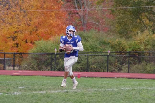 Kittatinny quarterback Jack Brex threw one touchdown in the game against Wallkill Valley.