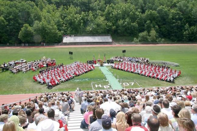 A past graduation ceremony at High Point Regional High School (File photo by Eileen Stanbridge)