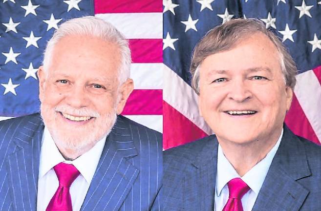 Frank Cicerale, left, and Brian Kaminski, right.