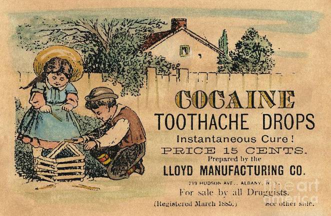 Cocaine was once considered a safe over-the-counter drug