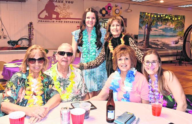 Sue Ellen Houghtaling of Montague, Jay and Marilyn Castimore of New York State, Jenna Houghtaling of Franklin, Michelle Gagg of Hardyston and Jamie Bailey of Franklin are shown.