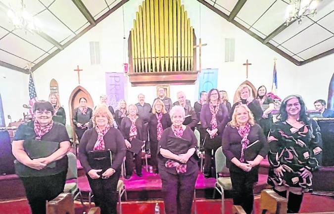 The Community Choral Society will celebrate Flag Day with a concert at 3 p.m. June 14 at Hamburg Baptist Church, Route 23. The program will honor America’s 250th birthday with a blend of patriotic and American classic music. A suggested donation of $5 includes light refreshments following the performance.
