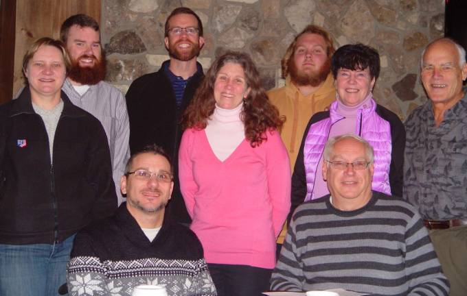 ASP-MV Board of Directors, from left, Susanne Ebling, Tim Scott, Matt Castellucciok, Clay Harper, Eileen Andreassi, Dan Monzo, Buffy Whiting, John Swartwood (front) and John Whiting.