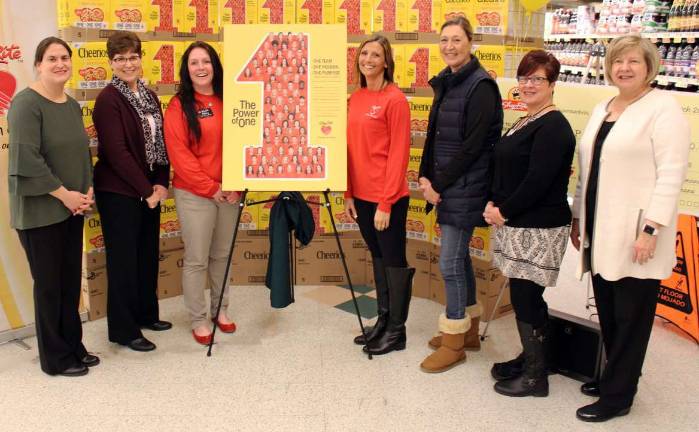 Shannon Williams, Assistant Director of the NORWESCAP Food Bank; Cathie Miller, RoNetco’s Consumer Affairs Coordinator; Patty Gates and Kayla Steele, Partners in Caring Captains; Donna Iozzino, Sparta Ecumenical Food Pantry; Susan Rogers, Operations Manager at NORWESCAP Food Bank; and Carol Novrit, the Administrator of Sussex County’s Department of Health and Human Services.