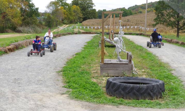 Heaven Hill Farm&#xfe;&#xc4;&#xf4;s Pedal Cart Racecourse.