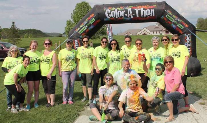 Hardyston PTA holds Color Run