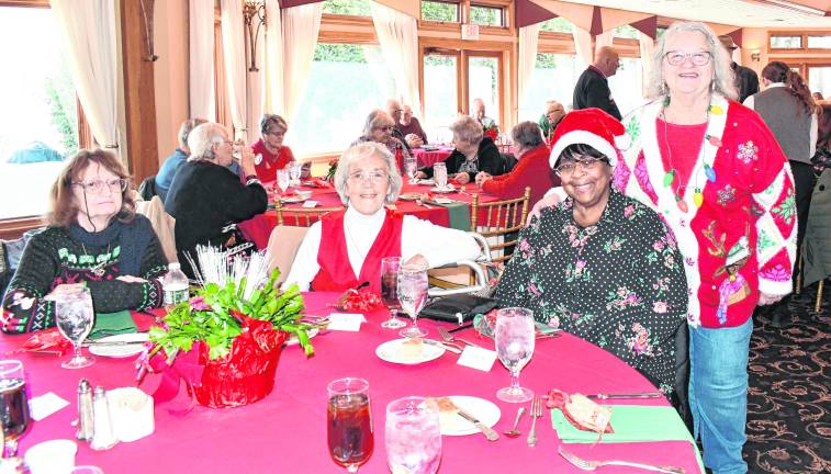 Gergeanna Still, Annette Fritz, Irene Baptiste and Peggy Wellenheider, all of Franklin.