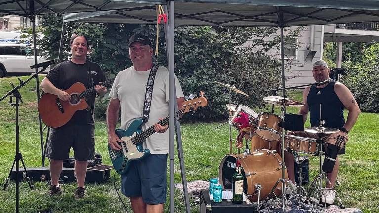 <b>Just Some Dudes plays rock Saturday night at Brick &amp; Brew in Franklin. (Photo courtesy of Just Some Dudes)</b>