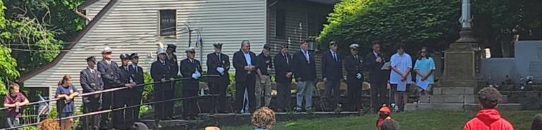 The parade was followed by a ceremony at the memorial near Borough Hall to remember those who gave their lives for our country.