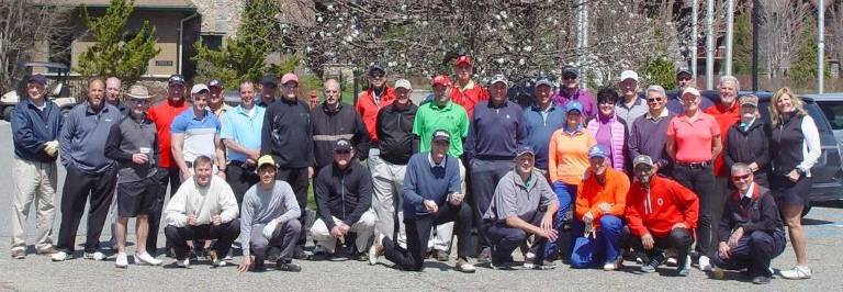 Golfers competing in the 1st Crystal Springs 1st Crystal Cup Tournament.