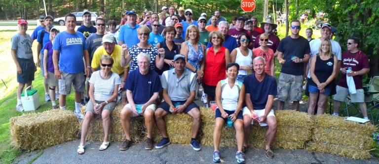 The 2015 Irish Road Bowling teams participated in an exciting tournament on Jefferson Township Day.