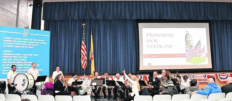 The Franklin Borough School’s Veterans Day ceremony.