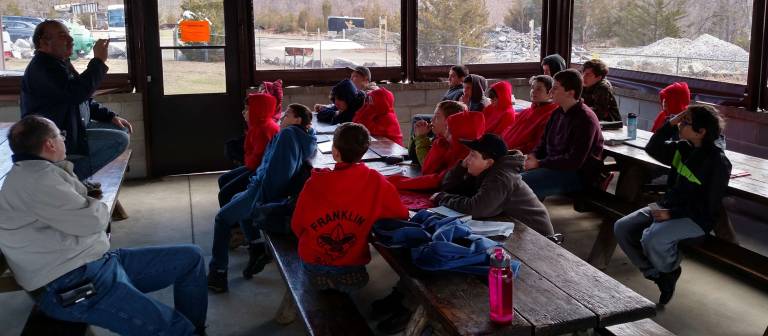 Franklin Boy Scouts camp at Sterling Mine