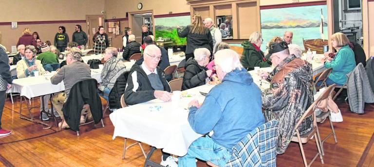 <b>Pass It Along held a Spaghettie Dinner on Jan. 13 at Manna House.</b>