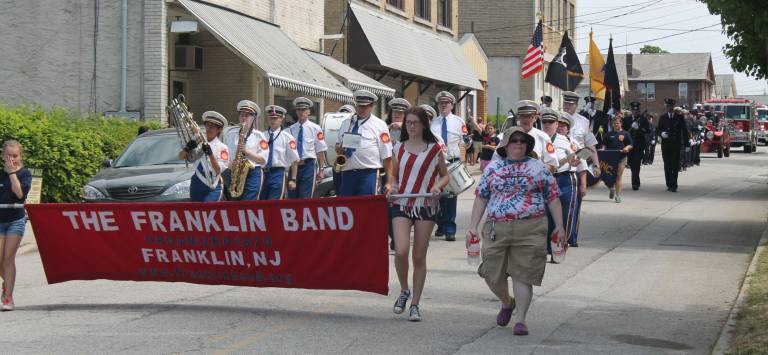 The famous Franklin band playing since 1870.