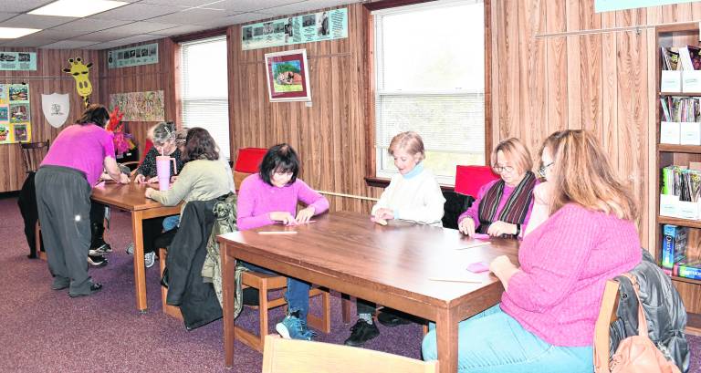 The Franklin Library held an origami event on Monday.