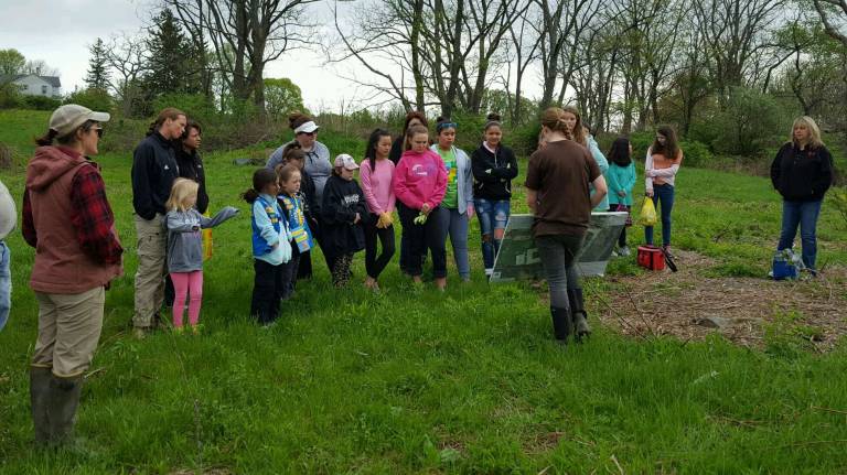 Girl Scouts hold tree-planting event