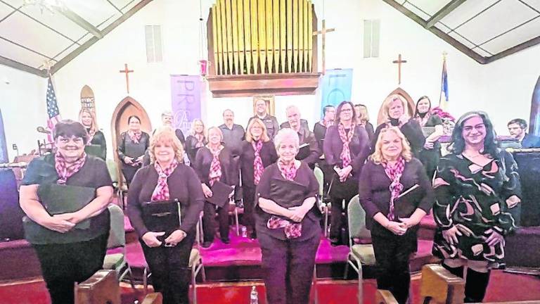 The Community Choral Society will celebrate Flag Day with a concert at 3 p.m. June 14 at Hamburg Baptist Church, Route 23. The program will honor America’s 250th birthday with a blend of patriotic and American classic music. A suggested donation of $5 includes light refreshments following the performance.