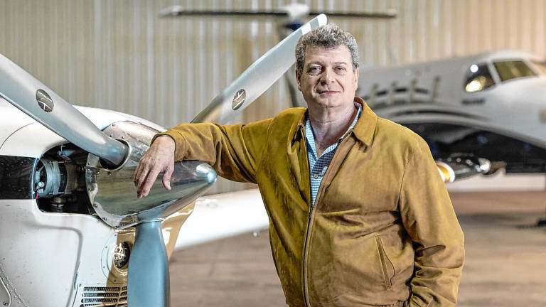 <b>Alan Antaki, owner of Sussex Airport in Wantage, has sued the township and a neighboring business. (Photo by Hal Brown)</b>